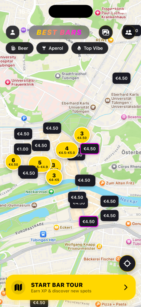 BestBars App Screenshot