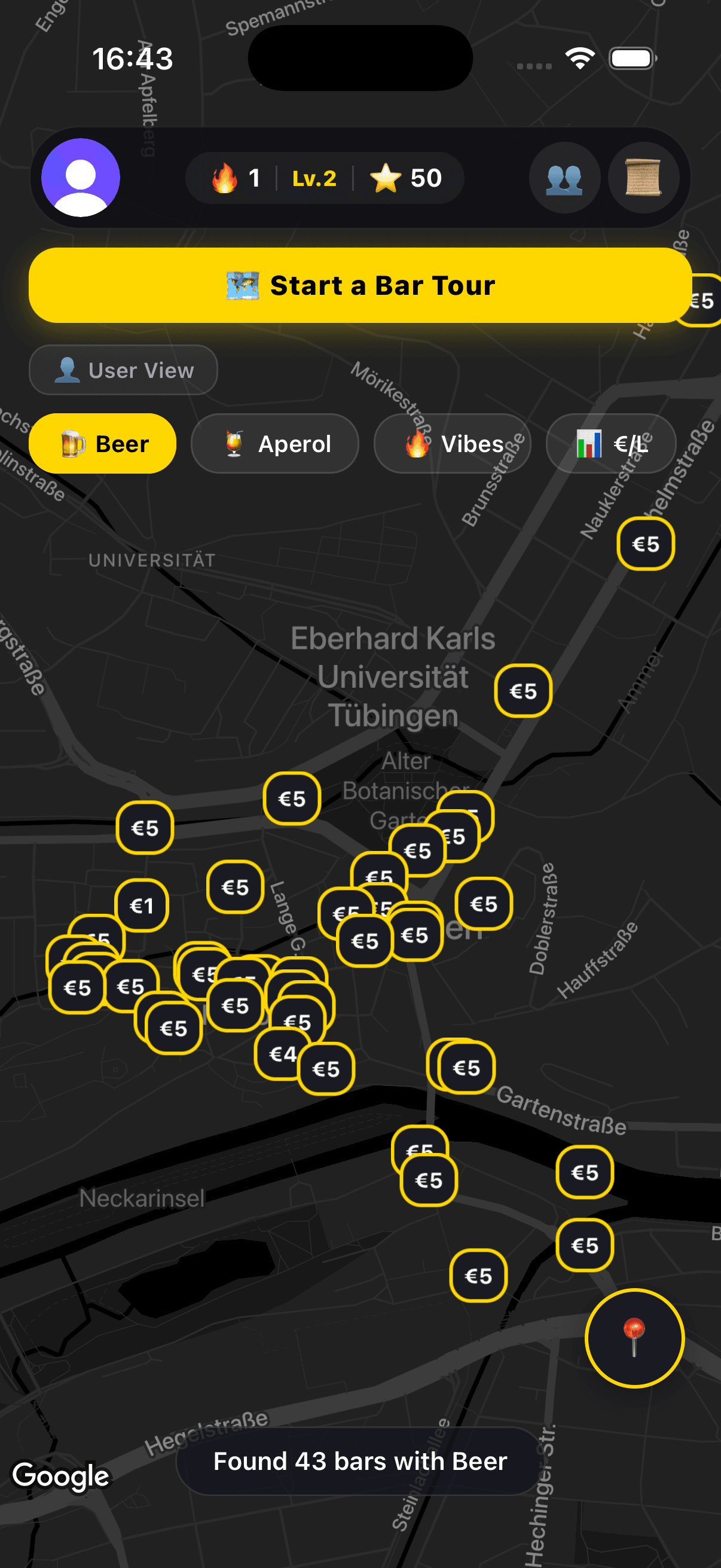 BestBars App Screenshot